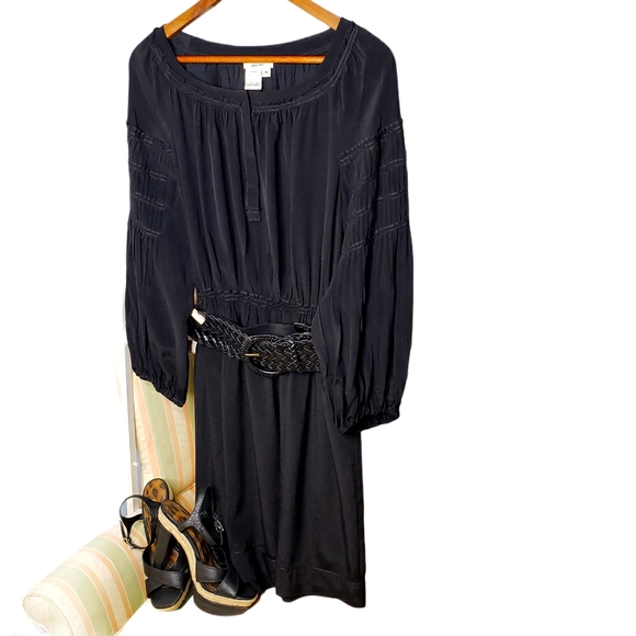 Boho Peasant Romantic Poet Pleated Sleeves Woven bel… - Picture 4 of 14